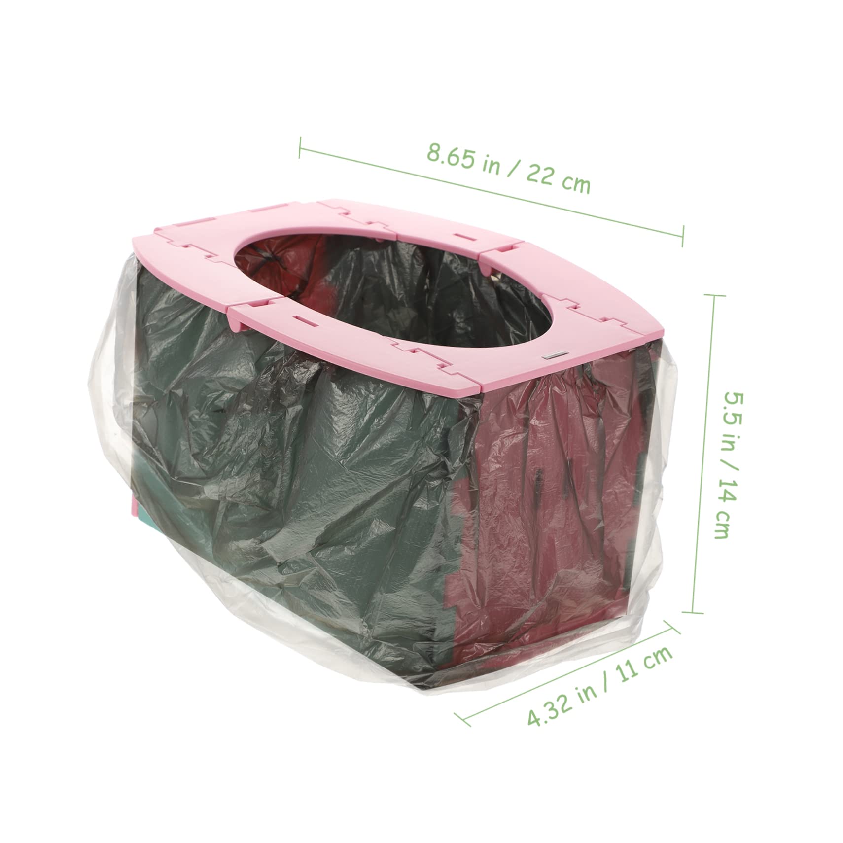 RORPOIR Child Folding Toilet Seat Baby Portable Toilet Travel Potty for Toddler Lightweight Compact Eco PP Material Odorless Safe for Baby Easy to Assemble