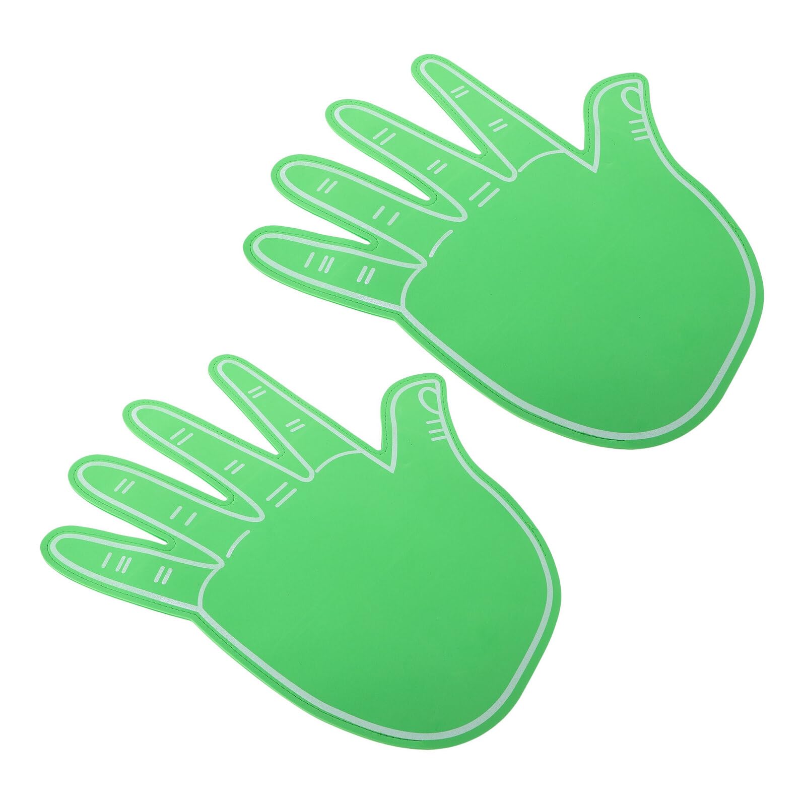 Toyvian 2pcs Giant Foam Hand Gloves for Cheerleading and Team Support, Soft Eva Material with Five- Structure, Easy to Store, for Basketball and Cheer Celebration Events