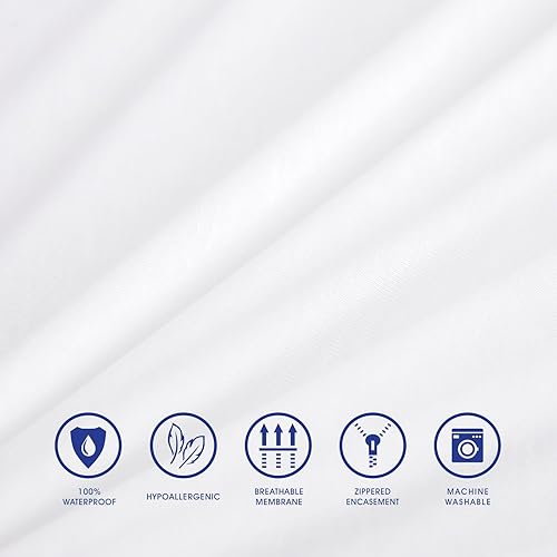 Miniatura 5 de Paquete de 4 protectores de almohada Queen