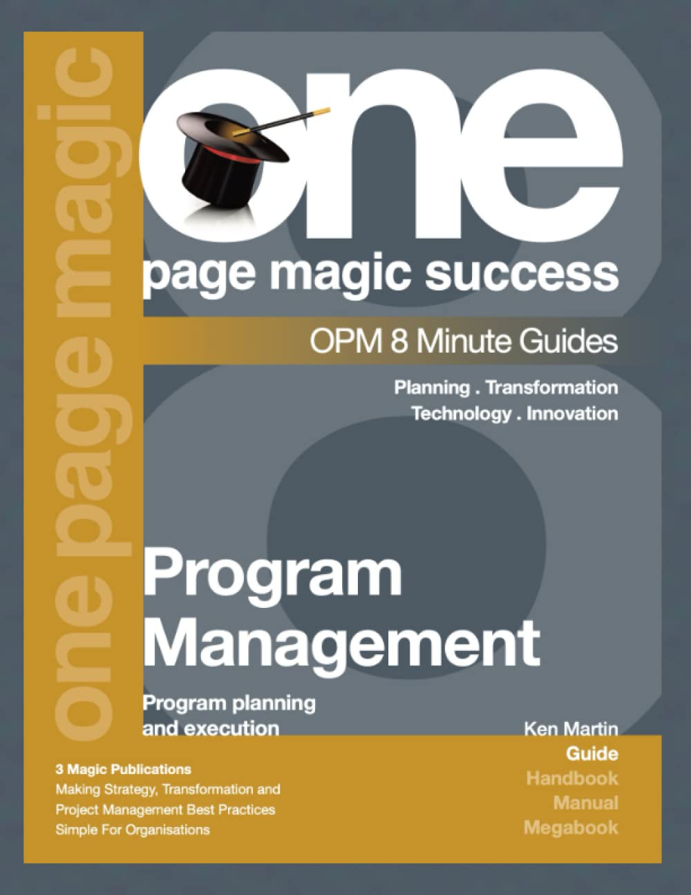 Program Planning & Execution: How To Achieve Success And Avoid Failure (One Page Magic 8 Minute Series)