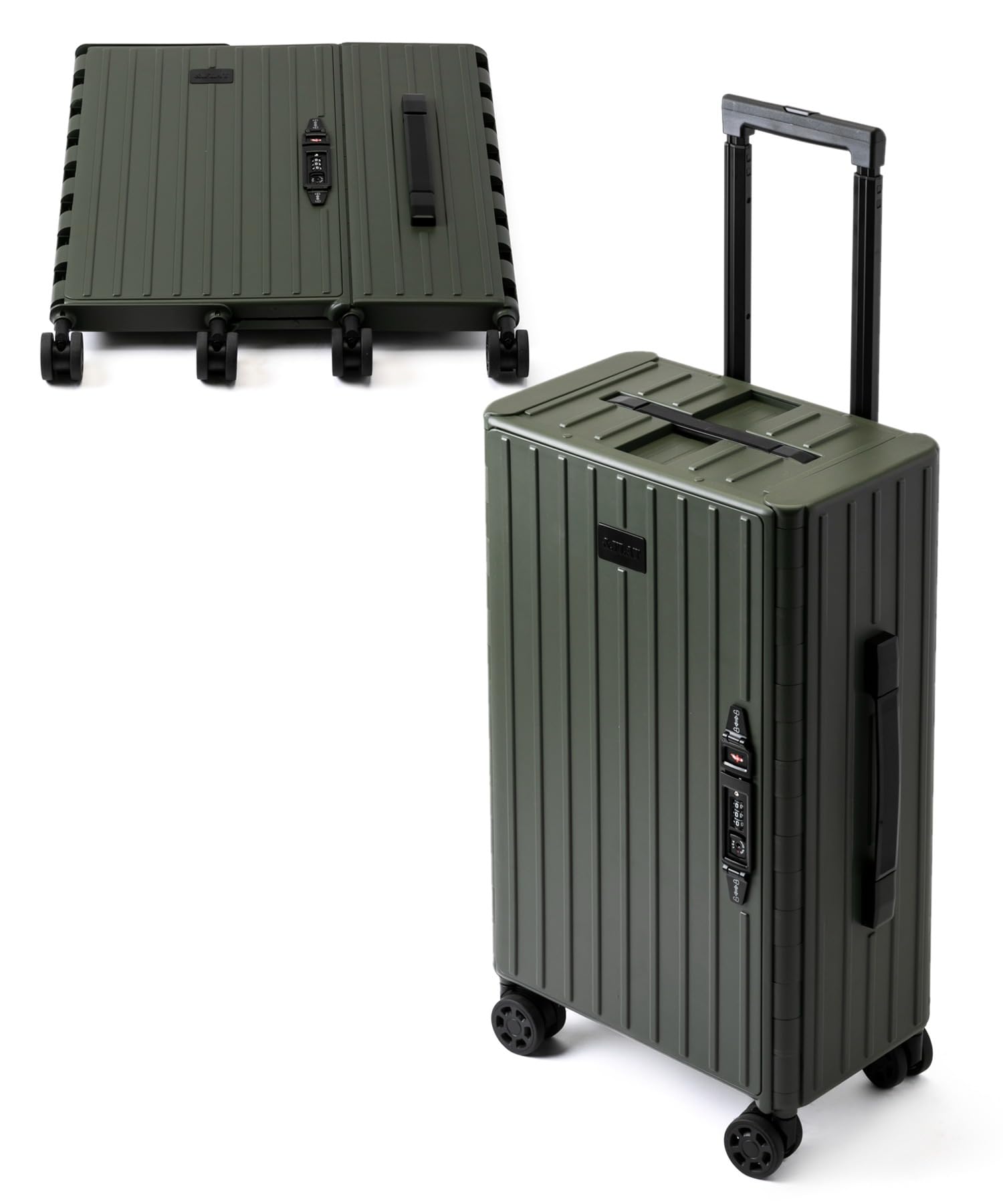 Amazon | [アンドフラット] &FLAT キャリーケース スーツケース 35L 
