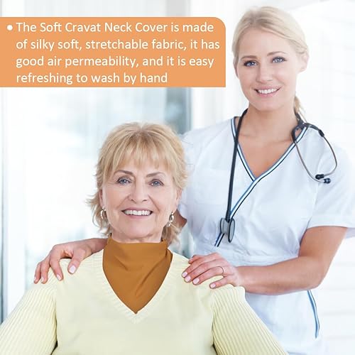 Miniatura 4 de Cubierta de estoma de cuello para traqueotomía, cubierta de laringectomía transpirable para cuidado de traqueotomía, suministros de traqueotomía,