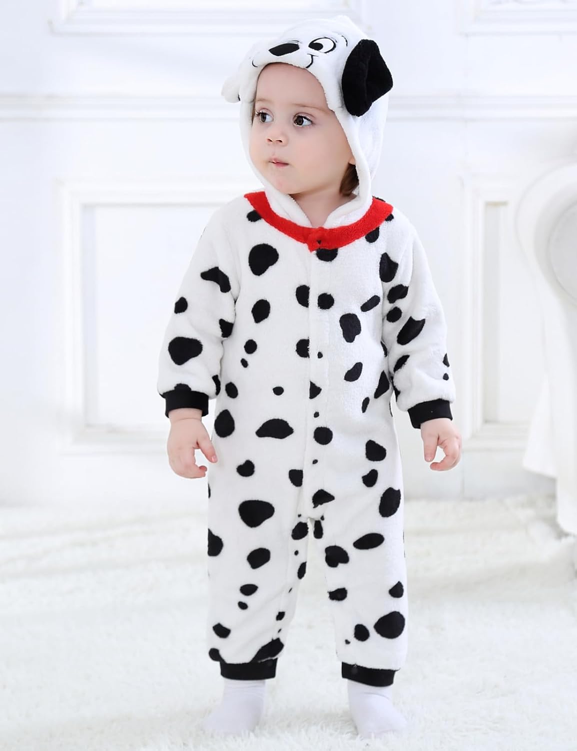 COSLAND - Disfraz de d&aacute;lmata para beb&eacute;, disfraz de animales de Hal