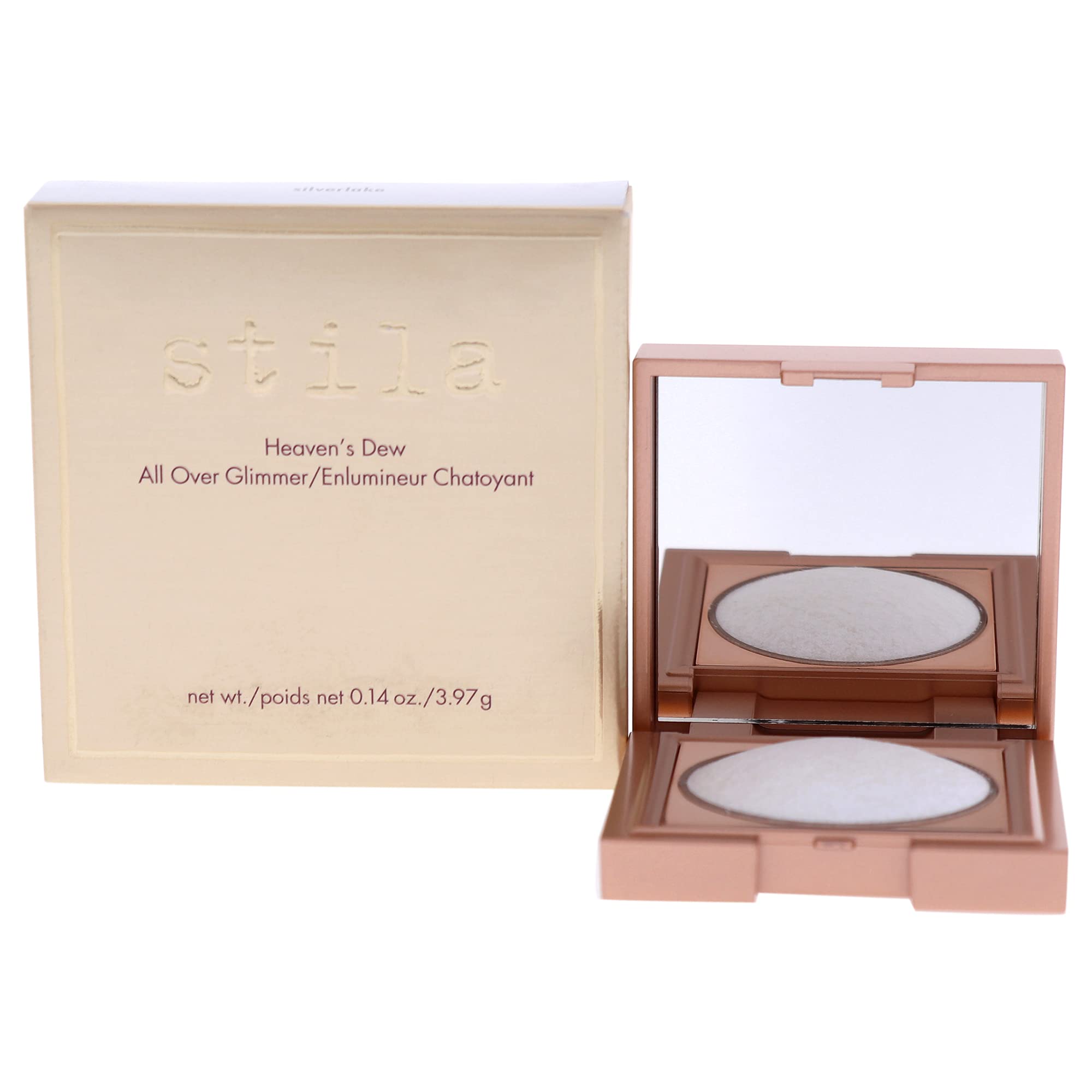 Stila Heaven's Dew Highlighter - All Over Glimmer - Compact - New - Boxed
