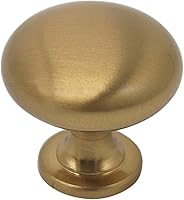 Vista 13 de Probrico Paquete de 10 pomos dorados redondos para cajones de 1-3/16 pulgadas (1.161 in) de diámetro, tiradores de gabinete de cocina con un solo