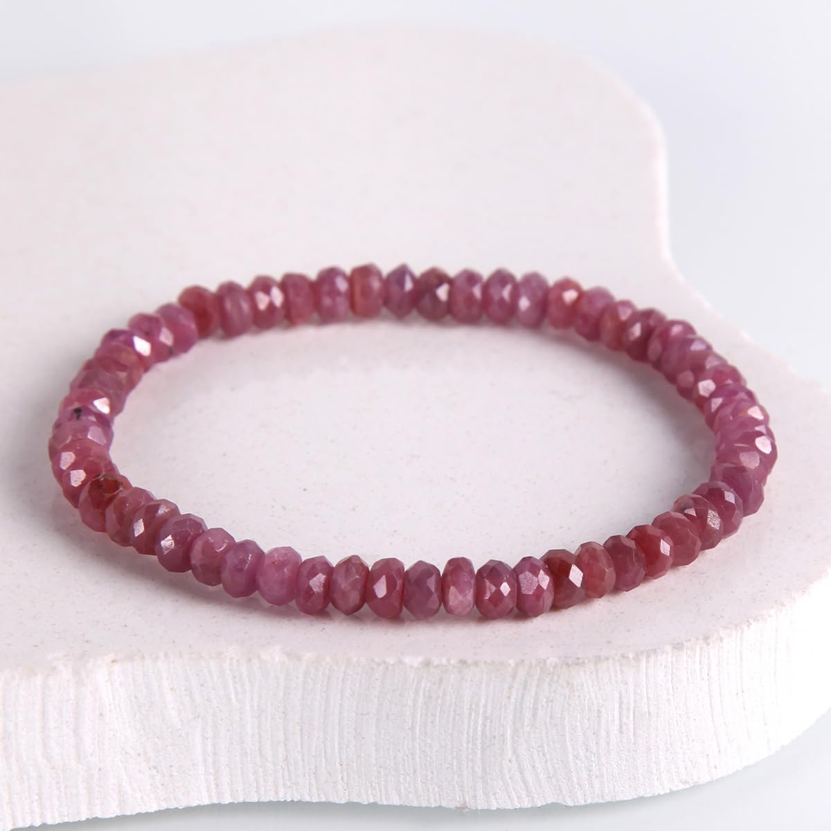 Natural ruby bracelet a fine unoptimized and unburned genuine gemstone - Image 6