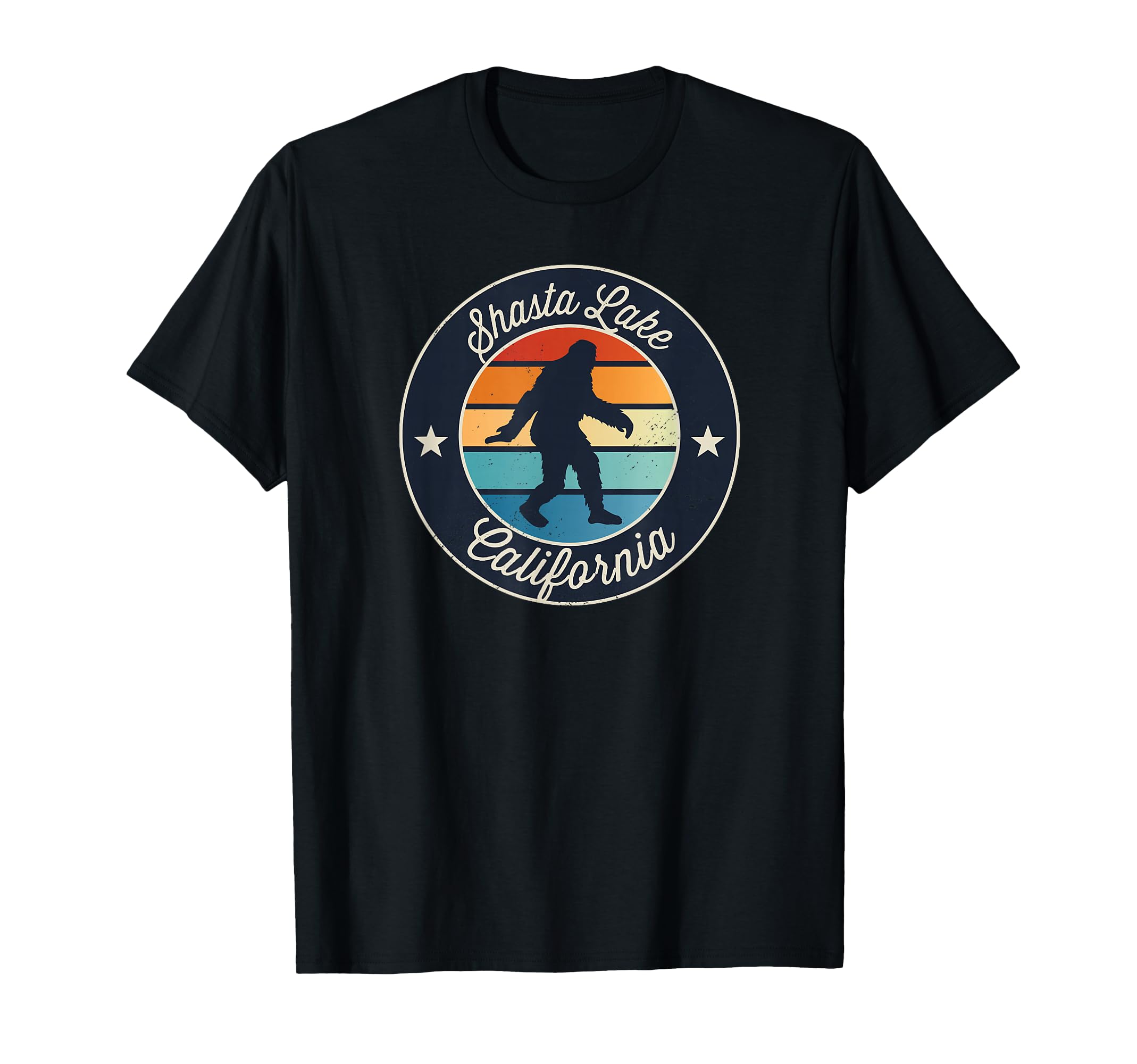 Shasta Lake California Sasquatch Souvenir T-Shirt