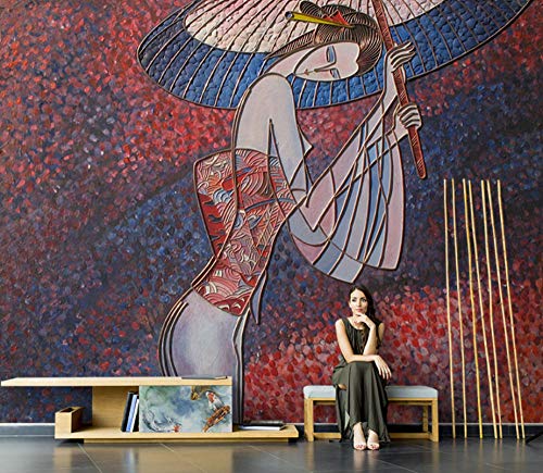 Carta da Parati Fotomurali Murales Donna Artistica...