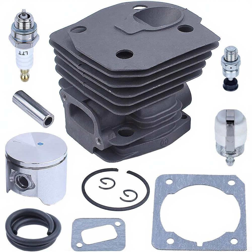 Minhe Kit cilindro pistone 44 mm e filtro aria filtro olio per motosega Husqvarna 350 351 353