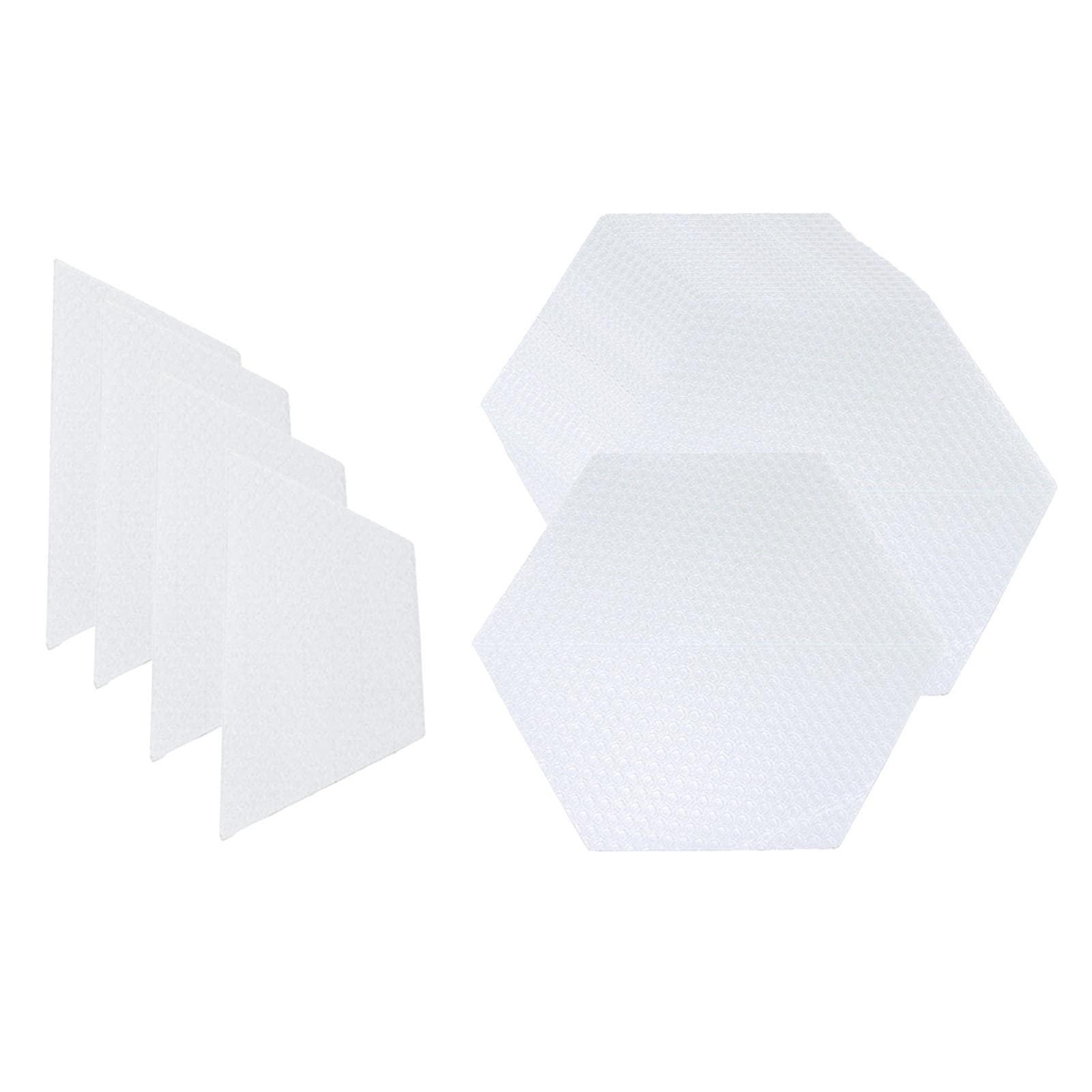 LOVIVER Hexagon Surfboard Traction Pads Tapis antidérapant Surf Adhésif Pads pour Paddle Board Surf Équipement Blanc