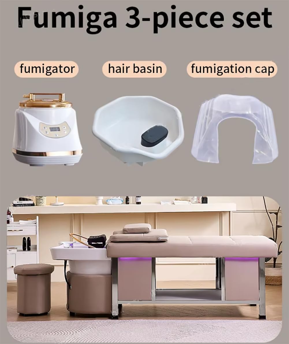 Salon-Haarwaschliege mit Wasserzyklus und maschinenloser Lampe