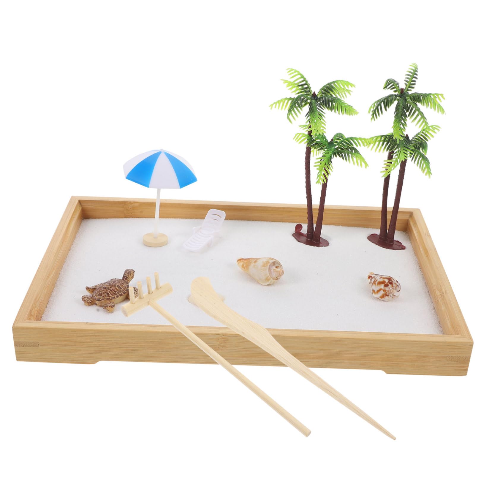 Unomor Elegant Tray for Zen Garden Miniature Landscape Ornament Office Decoration