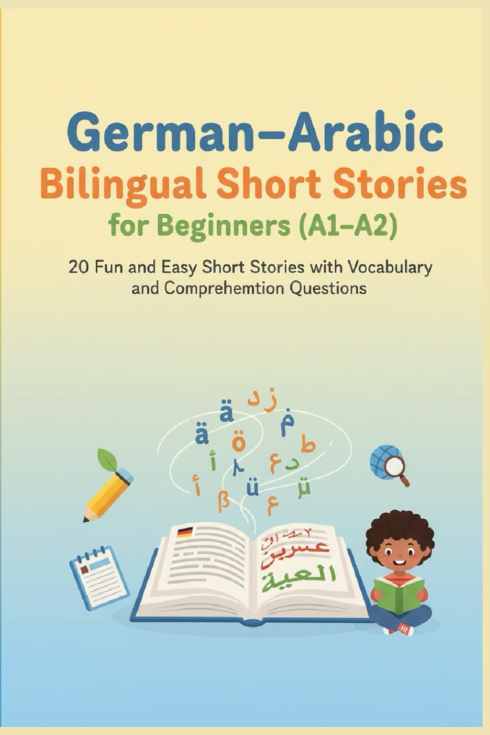 German–Arabic Bilingual Short Stories for Beginners (A1–A2): 20 Fun and Easy Short Stories with Vocabulary and Comprehension Questions