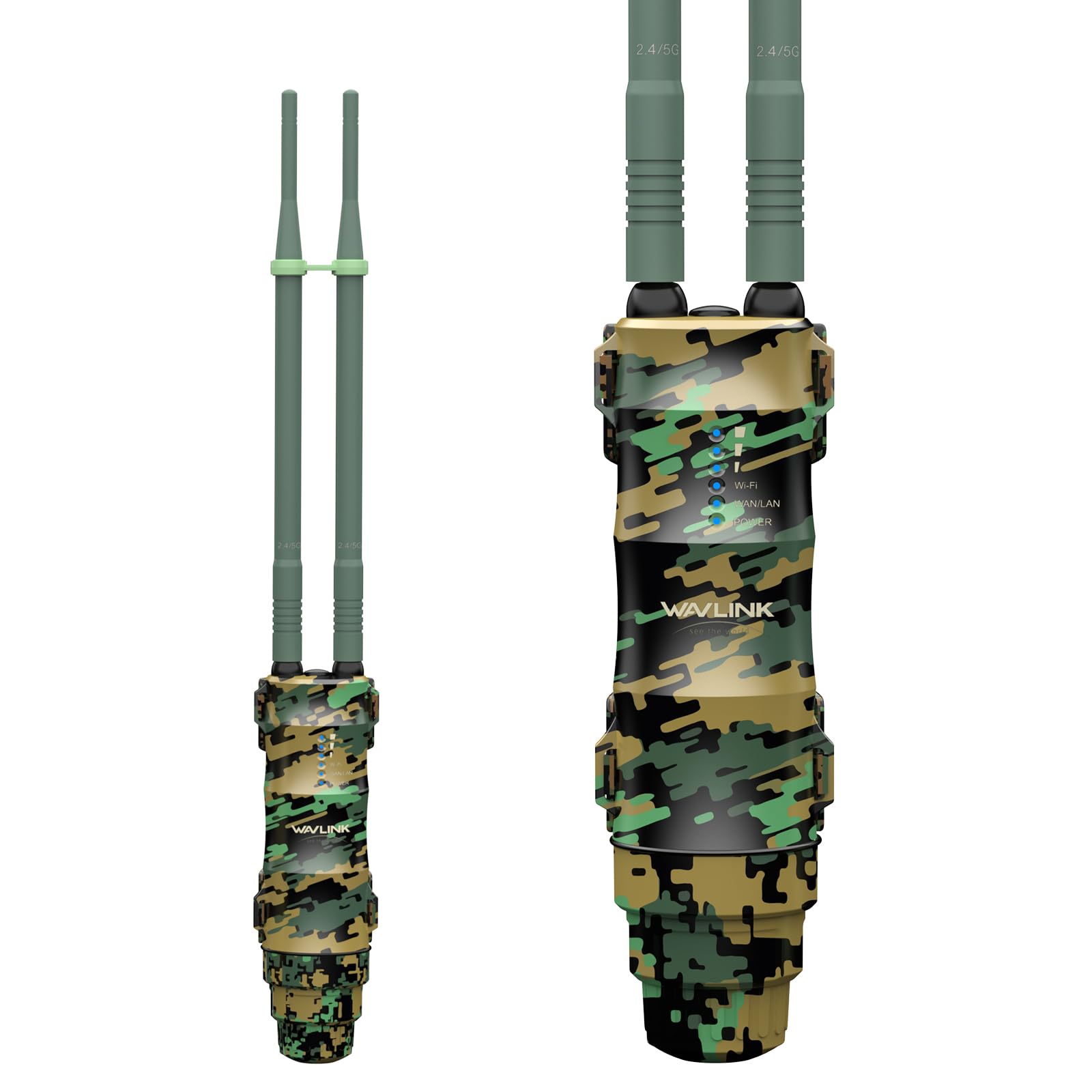 Repeteur WiFi Exterieur Puissant Camouflage avec Antenne WiFi Longue Portée - Amplificateur WiFi Wavlink AC1200 Mesh- Outdoor Poe Répéteur WiFi Extérieur- Idéal pour Les Grands Espaces éloignés