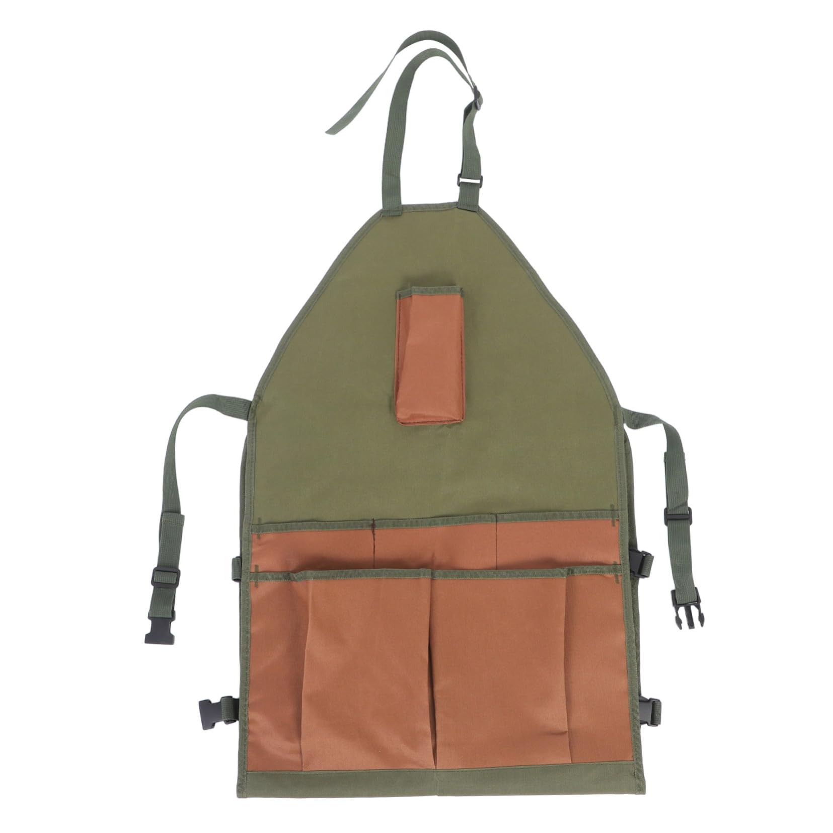 Grembiule Da Giardinaggio Regolabile Con Pockets Per Uomini e Donne e Resistente Per Potatura e Raccolta All Aperto Con Tasche Marroni