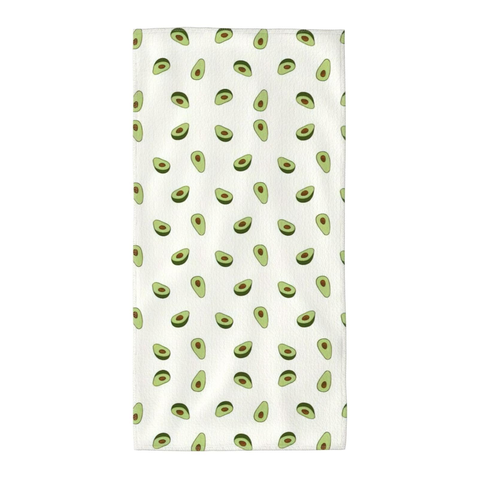 WYCZHY Avocado Printed Quick Dry Beach Towel For Camping Travel Vacation