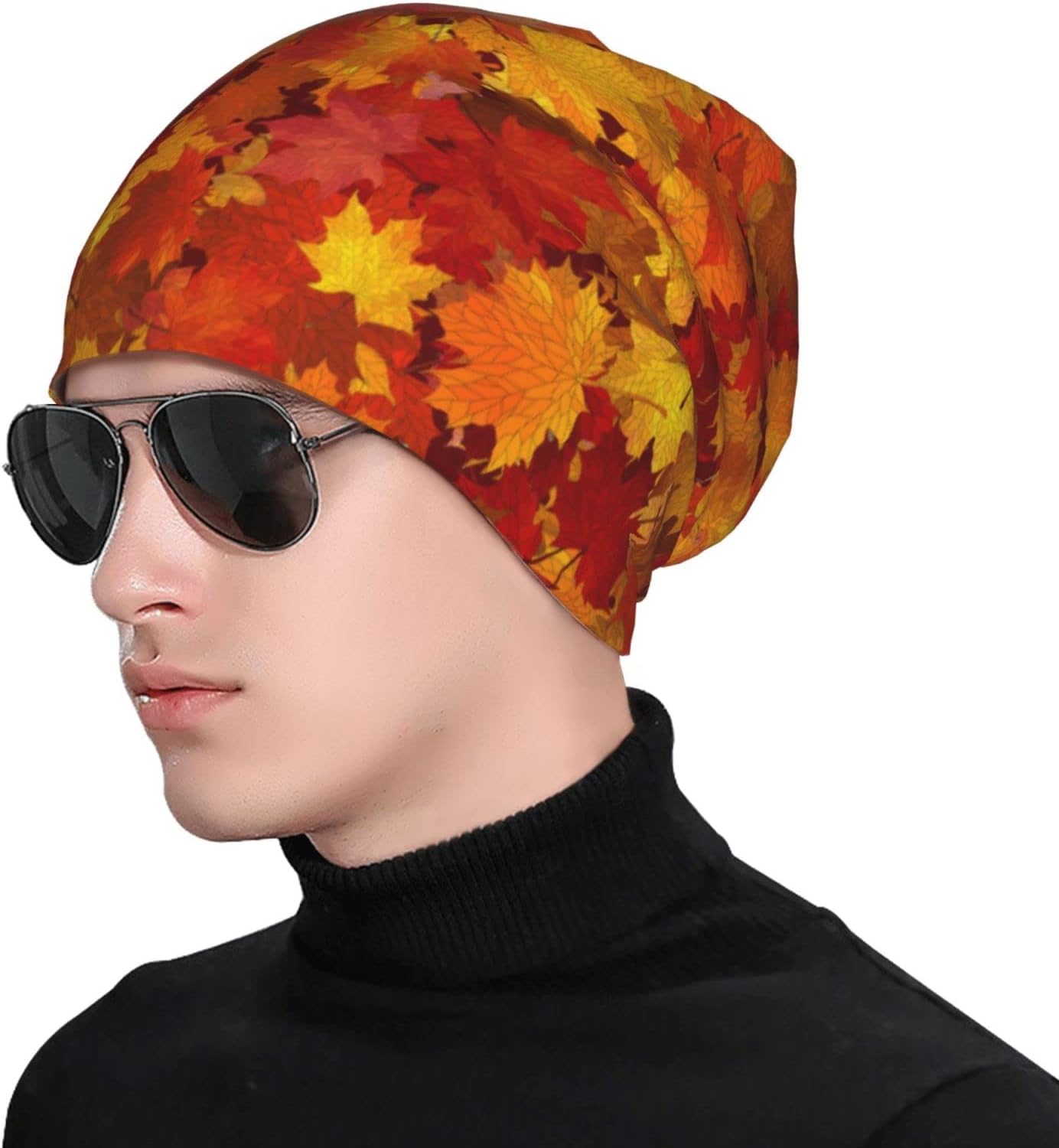 Thanksgiving Beanie Chemo Hat Cancer Headwear Knitted Hats Baggy Slouchy Scarf Cap for Adults Women Men - Image 5