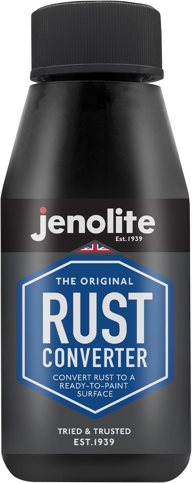 JENOLITE - Rust converter with primer, 150 ml. The rust converter leaves the surface ready to be painted, without primer.