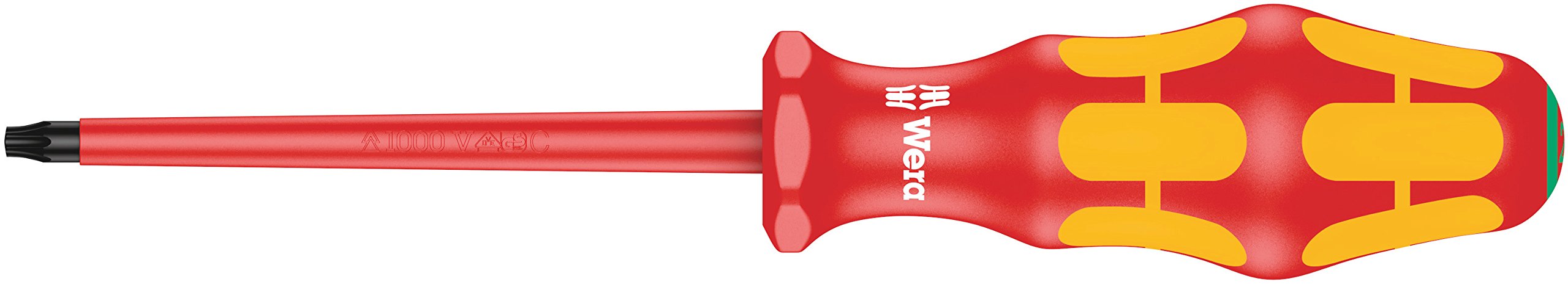 Wera05006177001 27 x 100 mm "167i VDE" TX Insulated Screwdriver for TORX Screws - Silver