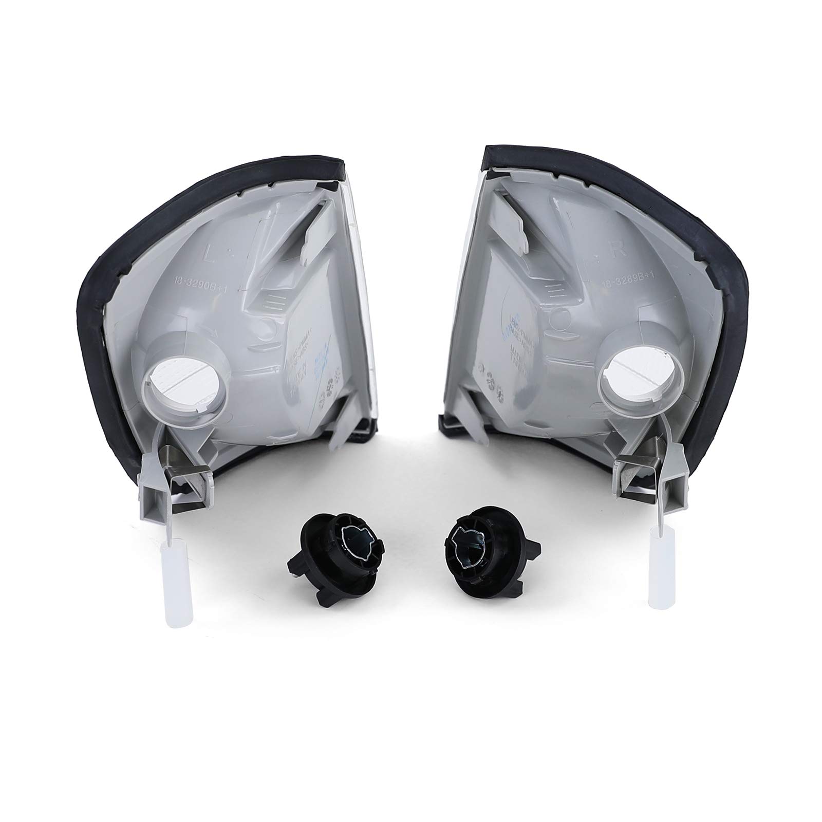 Carparts-Online Coppia di indicatori di direzione bianchi per Mercedes Classe E W124 C124 S124 85-95