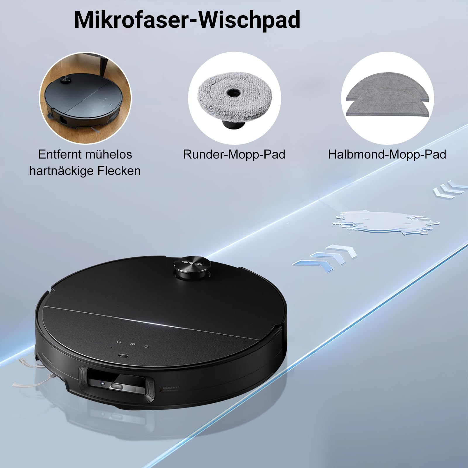 37 Stück Zubehör für Roborock Saros 10 Saugroboter