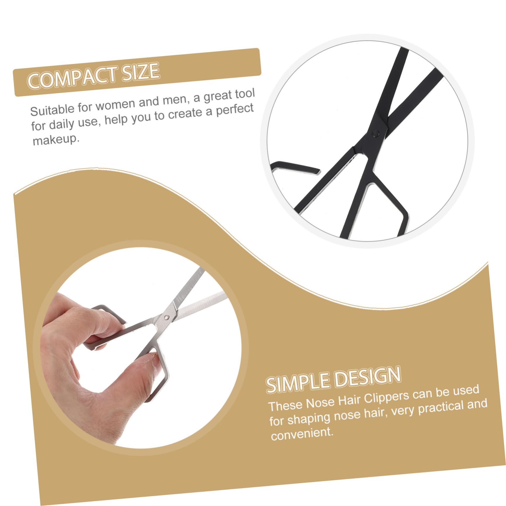 minkissy 10pièces Ciseaux De Taillage Pour Sourcils Et Nez Acier Outils De Toilettage Multifonction Pour Élimination Poils Nez Sourcils Pratique Et Sécurisé