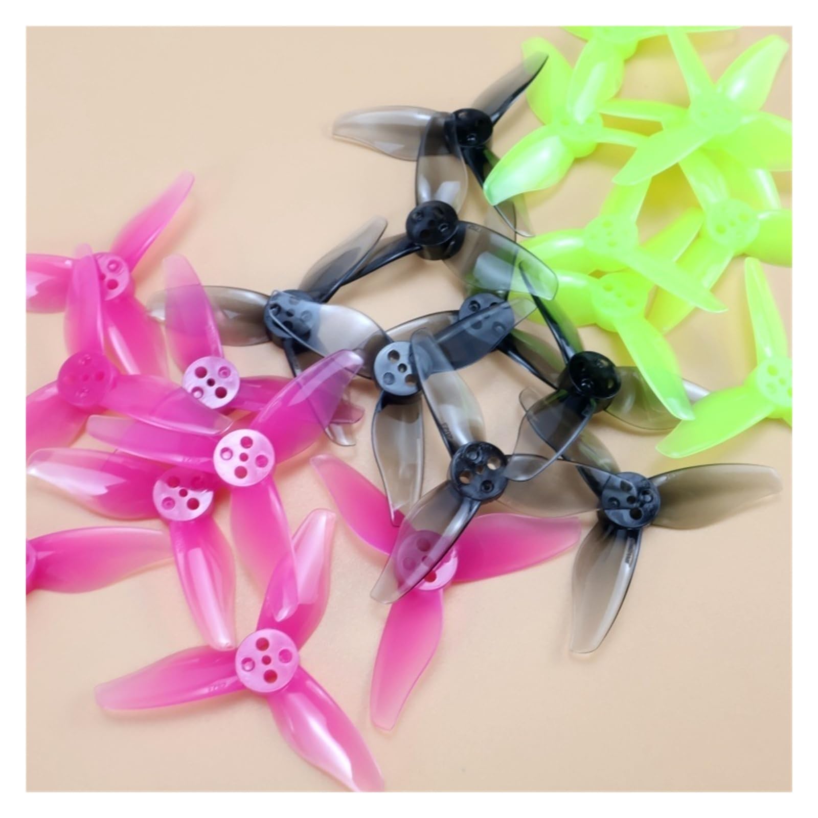 8 szt. 2023 2 x 2,3 x 3 śmigło wykałaczki 1 mm 1,5 mm do RC FPV Racing Freestyle 5 cm drony wykałaczki (4 pary żółtych 1,5 mm)