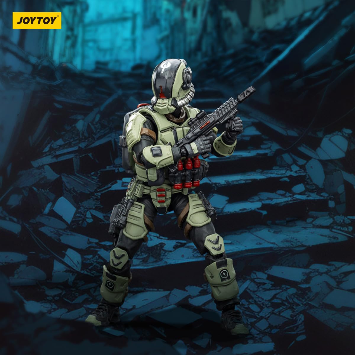 TOYVERSE JOYTOY 1/25 Dark Source Action Figure, Steel Ride Corps Assaulter Marco, Movable Joints Character Model, 15+ Years Old - Image 2
