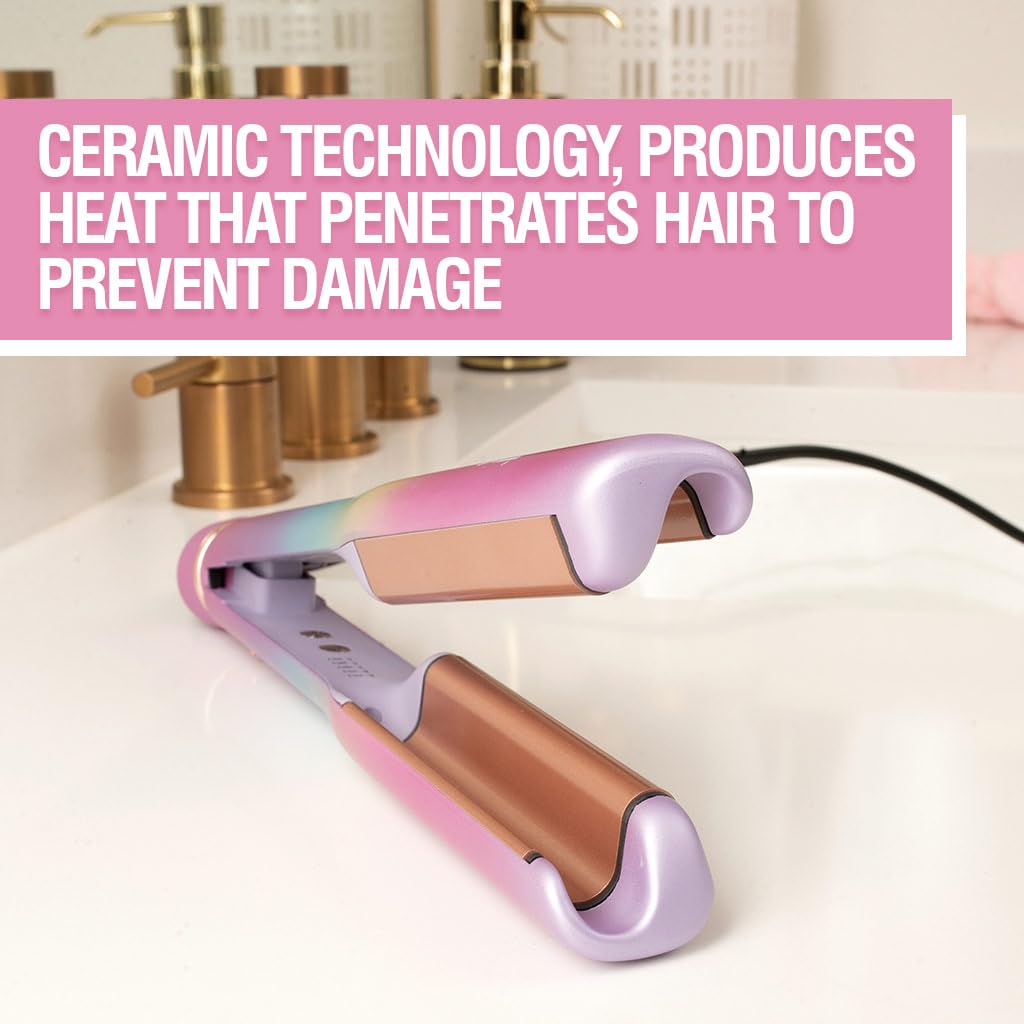 CHI Vibes Wave On Multifunctional Waver, Curling Iron Creates Long-Lasting Frizz-Free, Crimp-Style Waves & Loose Beachy Curls for All Hair Types - Image 4