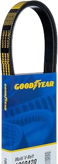 Goodyear 1060450 Serpentine Belt 6-Rib 45" for 2019-2024 Audi A4 A6 Q5 & Ford 3.5L V6 - EPDM Long-Life Replacement