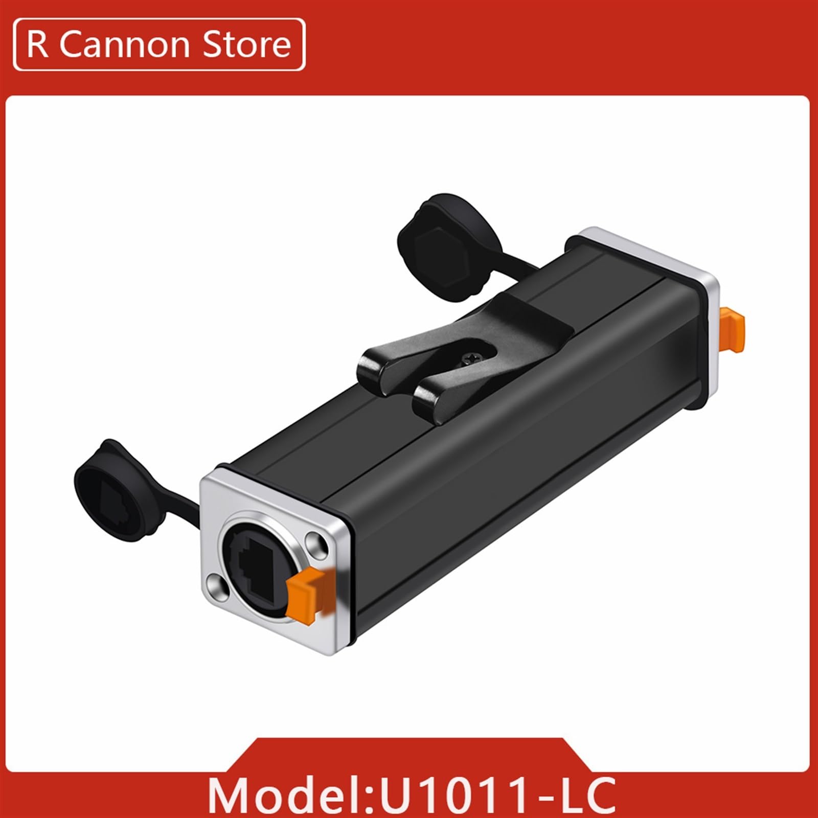 10 szt. złącze RJ45 żeńskie gniazda do montażu panelowego poziom sieciowy adapter złącza Ethernet (10 x metal-90mm-01)