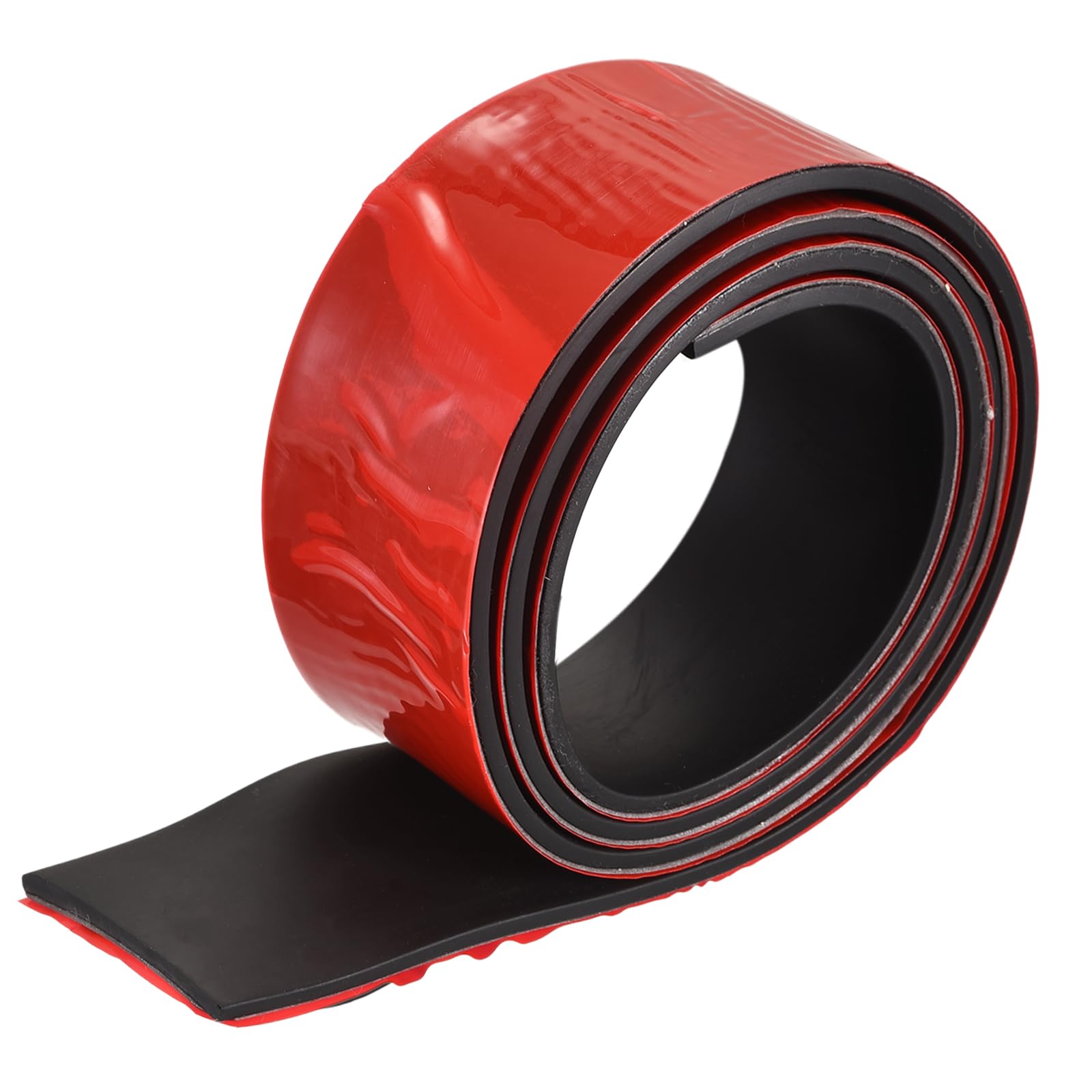 METALLIXITY Solid Rubber Strips (39.37" L x 1.57" W x 0.12" T) 1Pcs, Rubber Neoprene Seal Strips - for DIY Gasket Sealing Padding Black