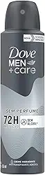 Dove Men+Care Desodorante Antitranspirante Aerossol 150 ML, Sem Perfume, Embalagem Pode Variar