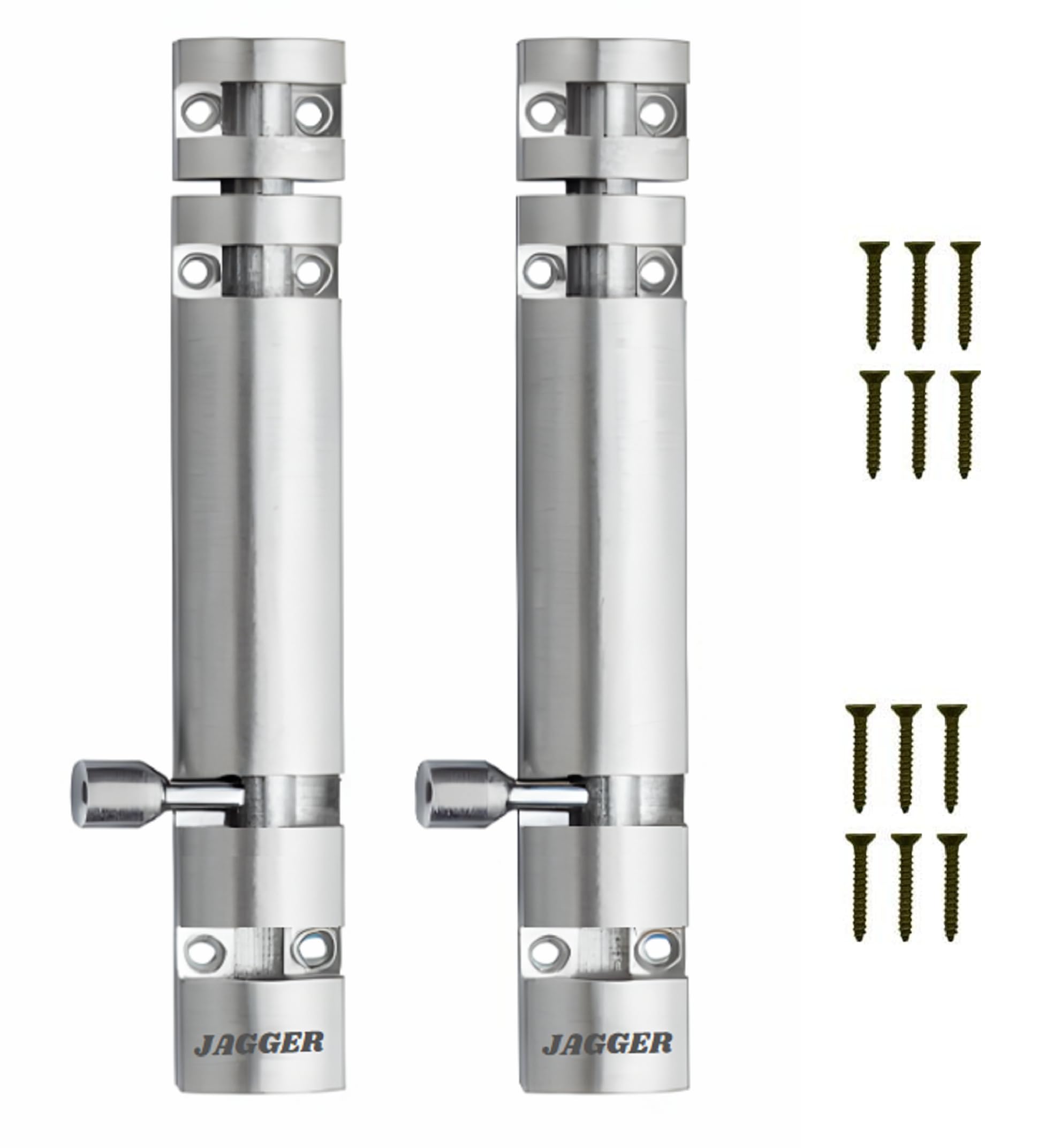 JAGGER JAG270 Zylo Aluminium Tower Bolt/Latch For Main Door, Bathroom, Bedroom, Living Room, Tower Bolt for Home, Offices, Doors, Windows, Easy to Fit, (4" INCH [ SILVER ], COMBO PACK OF 4) (B0D931XQKN) Amazon Price History, Amazon Price Tracker