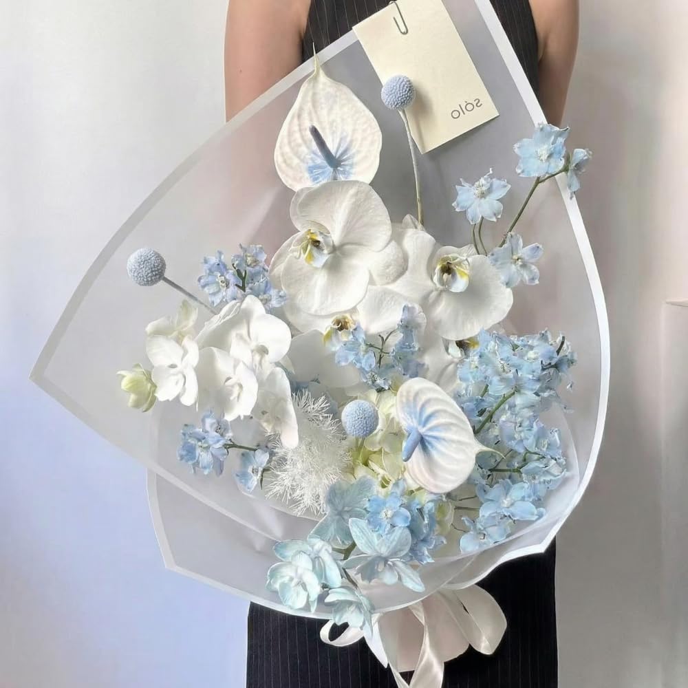 Cotton Linen Waterproof Flower Wrapping Paper Florist Bouquet Packaging DIY Deco | UK