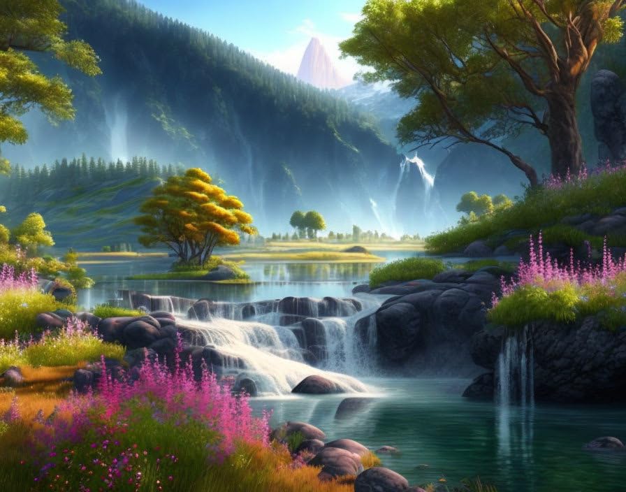 Toile paysage Meechi 50x70 pour briser la monotonie des murs