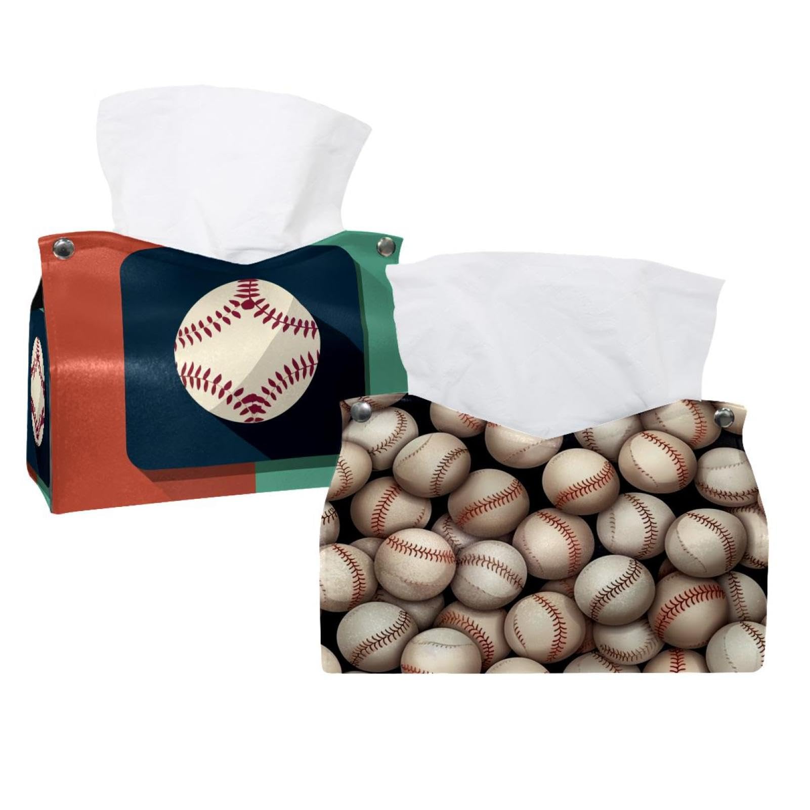 Porte-mouchoirs baseball idée cadeau originale lot de 2 pour fan de sport américain