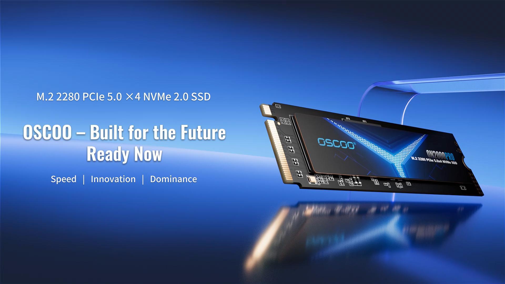 Amazon.com: OSCOO 1TB M.2 2242 Gen4x4 NVMe PCIe SSD, Up to 5400MB