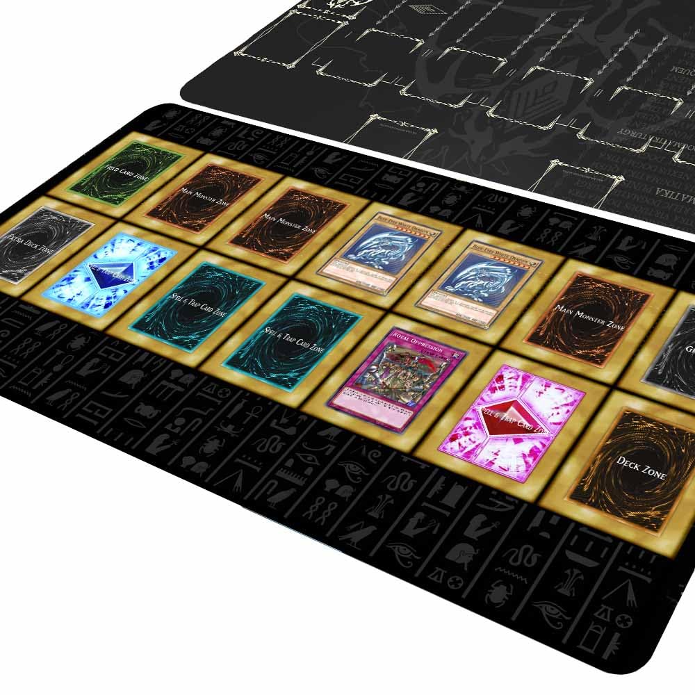Classic (Bordi Cuciti) - Tappetino per 1 Giocatore Master Rule Duel Field Zones - Tappeto per Gioco Magic The Gathering - Playmat Compatibile con Magic, MTG, Pokemon, TCG