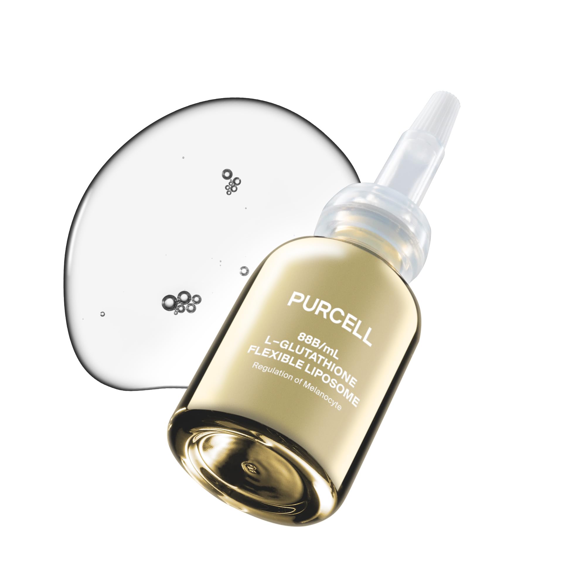 Glutathione 5% Face Serum with 1% Niacinamide & 1% Tranexamic Acid – Flexible Liposome Brightening Serum for Dark Spots, Tone & Hydration (1.01 fl oz / 30 ml)