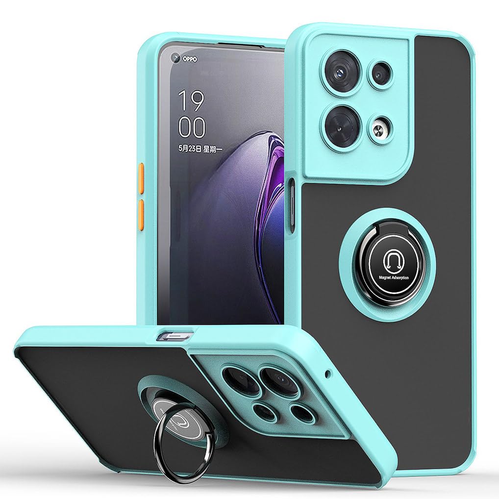 SEAHAI Cover per Oppo Reno 8 PRO 5G (Reno8 PRO 5G), Silicone Morbido