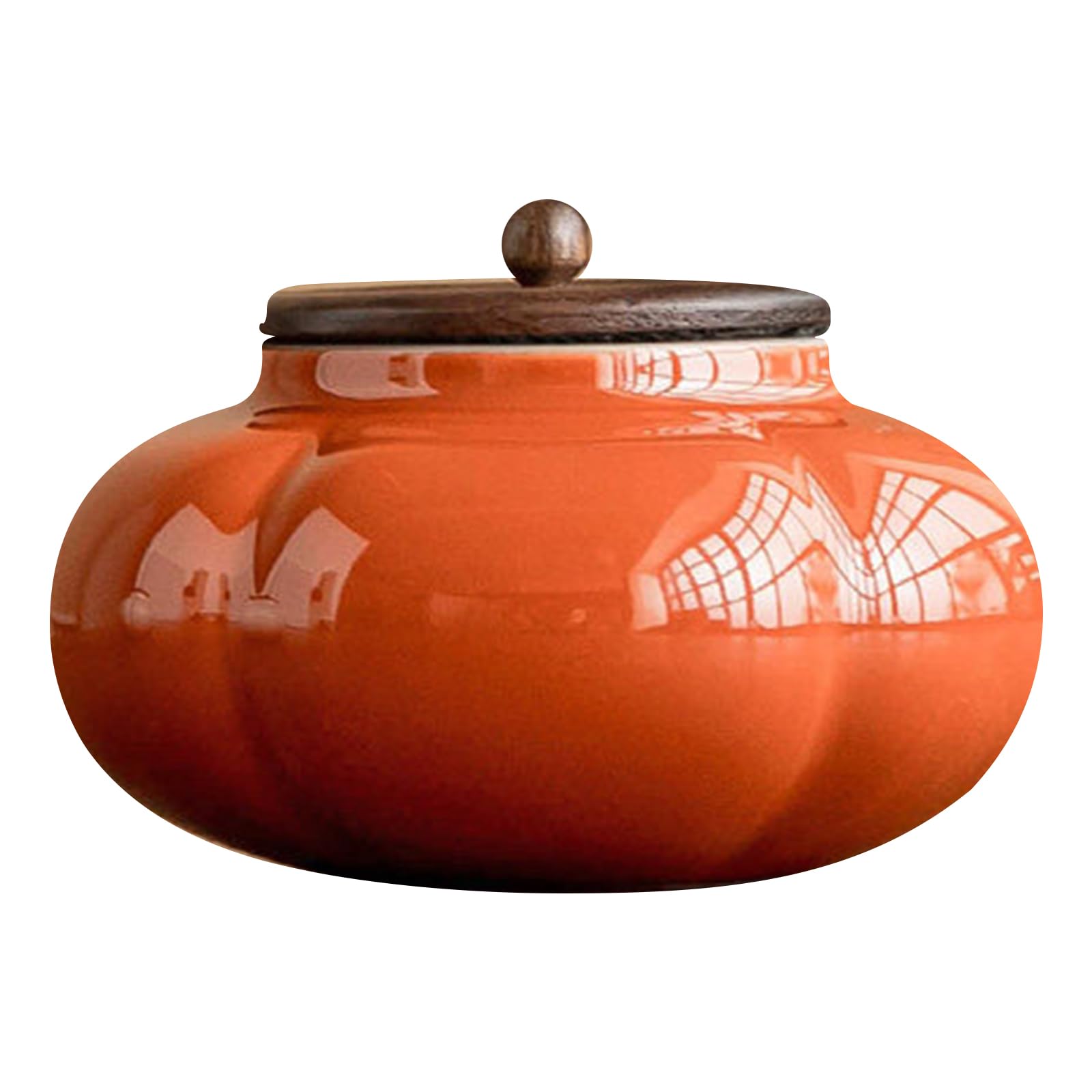 UpGBRF Ceramic Tea Canister with Airtight Lid Storage Container Tins Jar