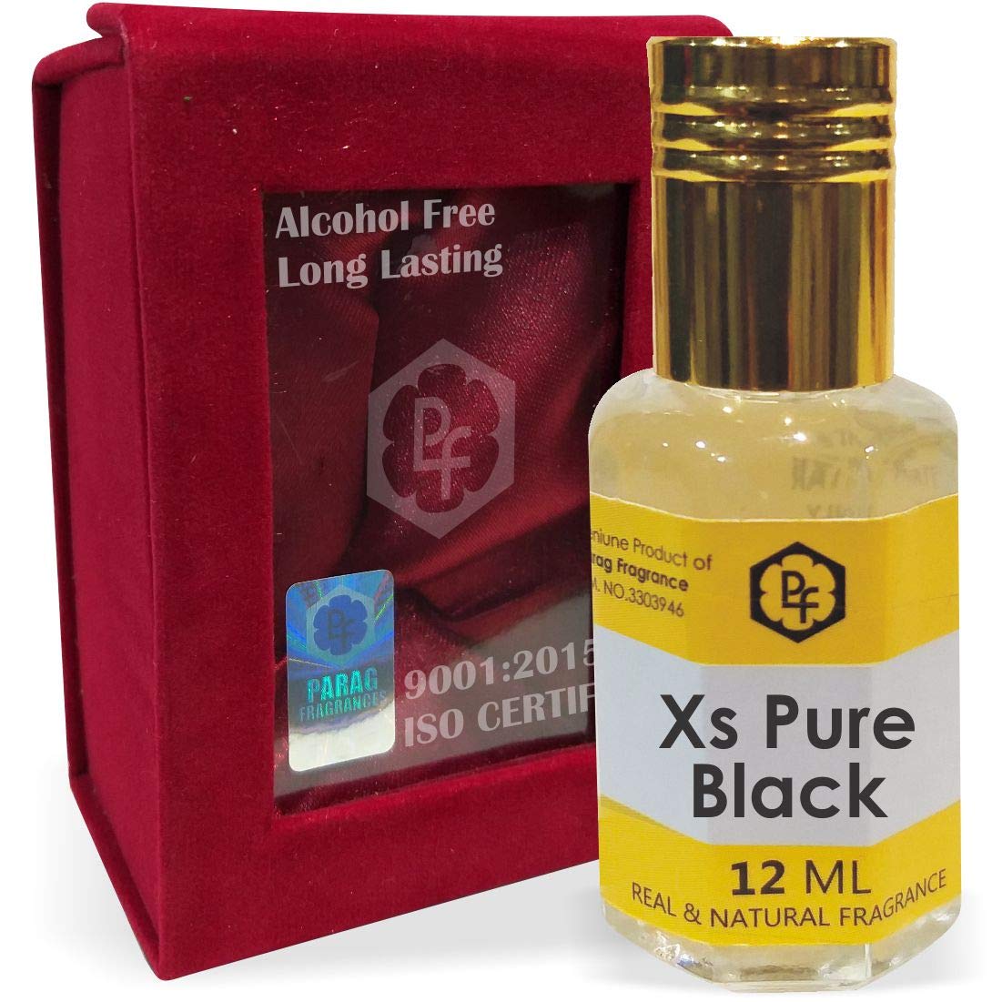 Parag Fragrances Xs Pure Black Attar 12ml With Precious Gift