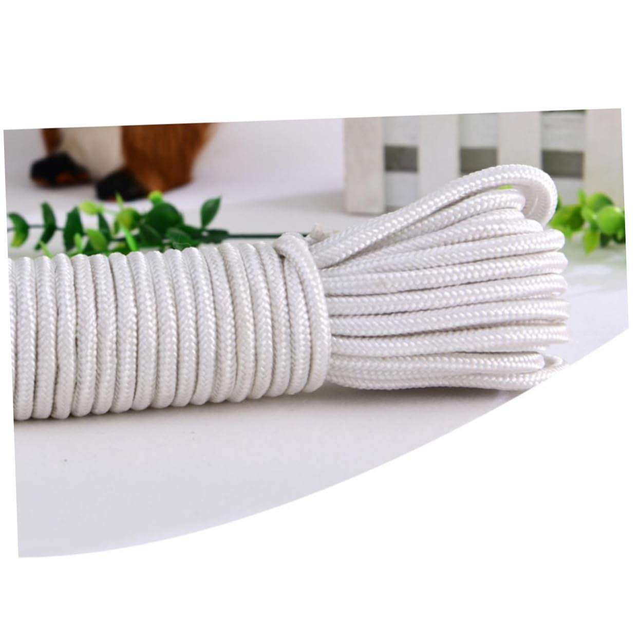 BESTonZON 1set White Handmade Camping Tent Rope Weaving Tool Lightweight Outdoor Accessory for DIY Crafts Essential for Camping and Travel 2pcs