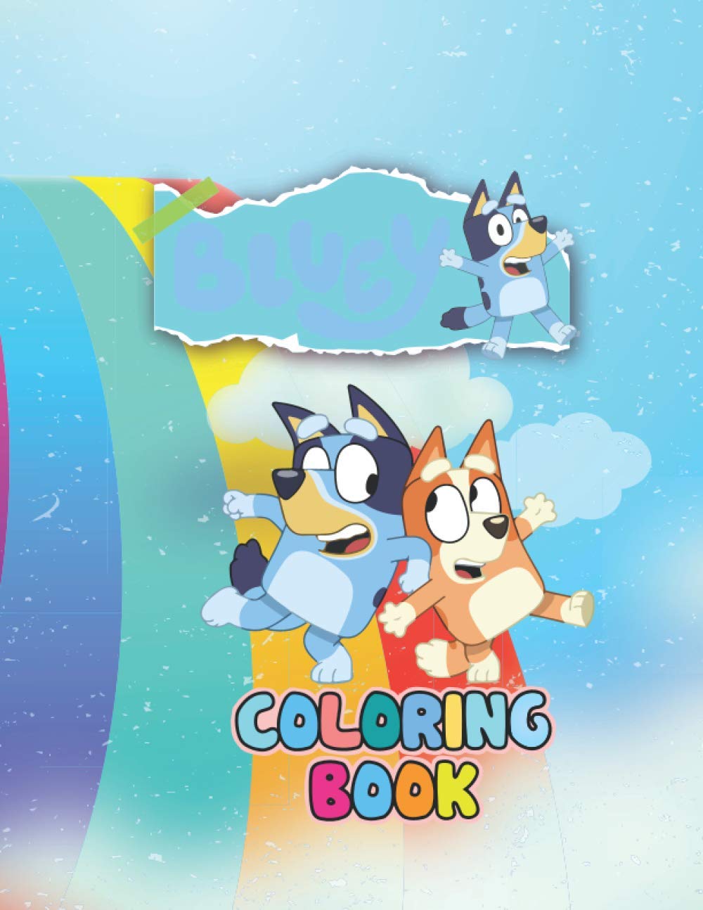 Bluey Coloring Book Great Coloring Pages Illustrations High Quality ...