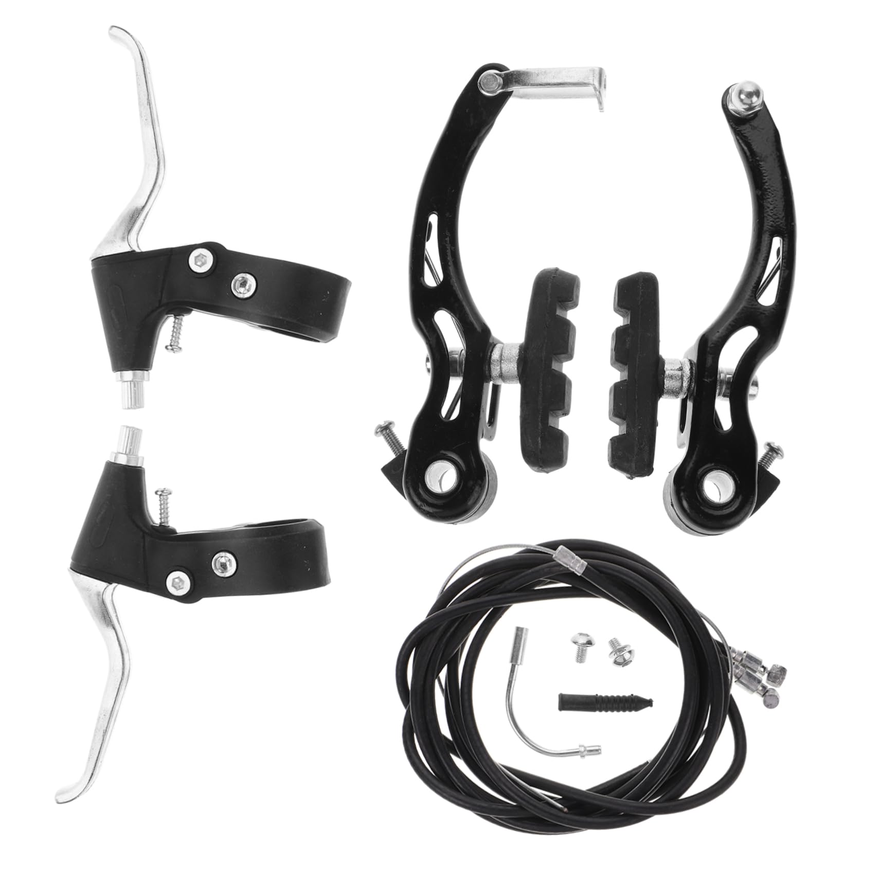 Anneome Mountain Bicycle Cycling Brake Lever Aluminum Alloy Handle Clamp Cable for Dependable Performance