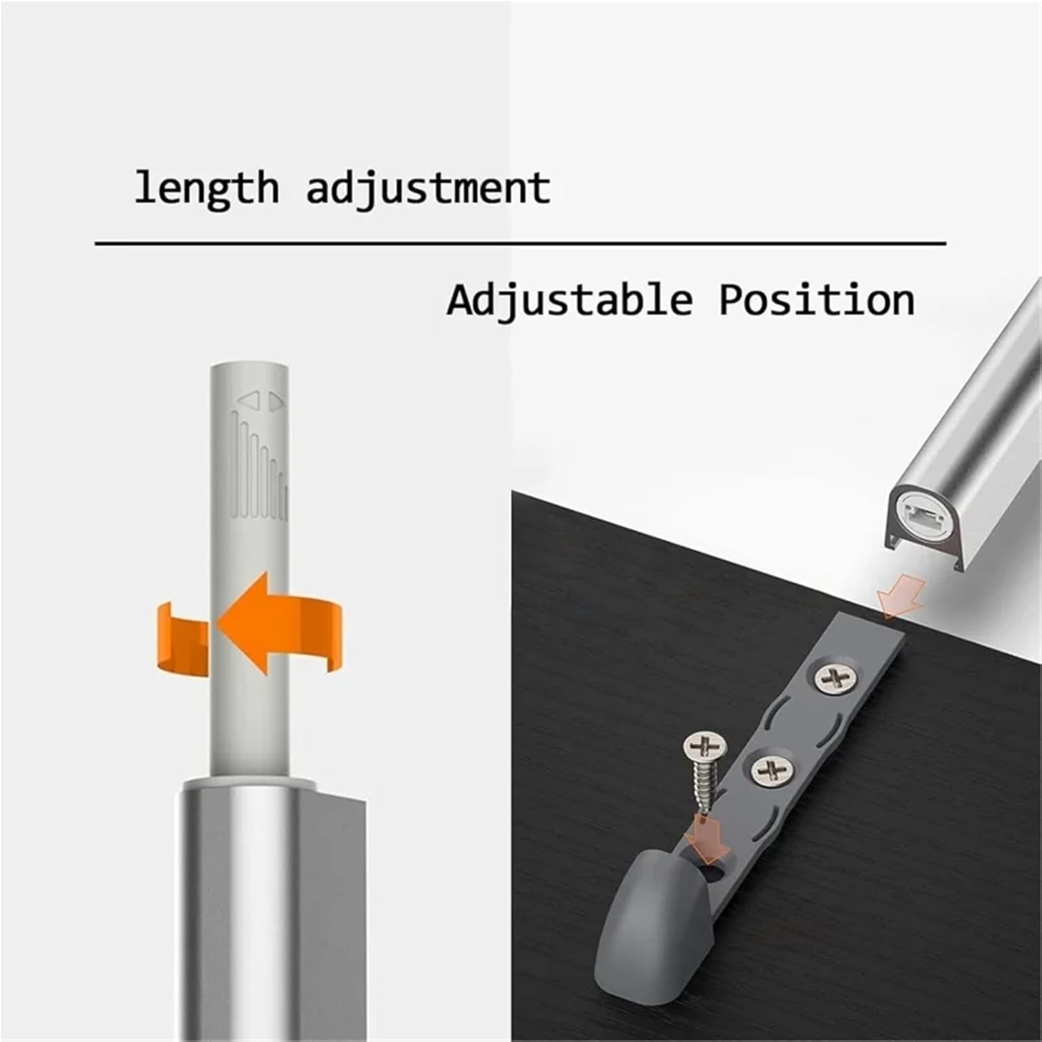 Magnetverschluss für Schränke, Push-Open-Funktion 5/10 Stück Freiliegende/verdeckte Push-to-Open-Türriegel, Küchenschrank-Rebounder, Soft-Close