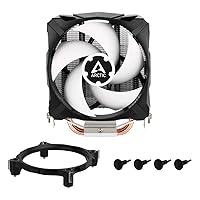 Vista 6 de ARCTIC Freezer 7 X - Enfriador compacto de CPU, ventilador PWM de 3.937 in, multicompatible con Intel y AMD, compatible con LGA1700, 300-2000 RPM