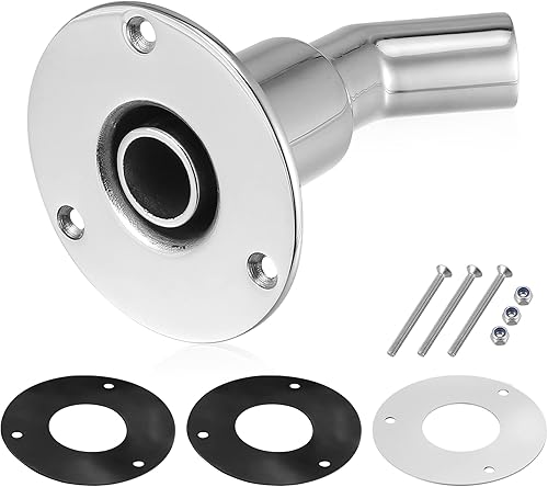 Tubo de escape a través del casco con tornillos y tuercas para tubo de tubo de acero inoxidable de 0.945 in 0.94 pulgadas