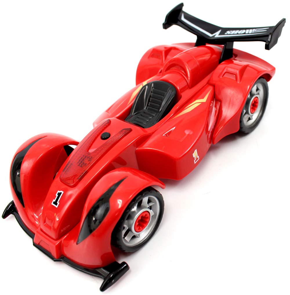 Take Apart Toys for Boys Formula Racing Car, 24 Construction Pieces to Build Your Own Car, Comes with Lights, Sound & Power Drill, Stem Toys for Kids, Gift for Boys Ages 3 4 5 6, Educational Toy